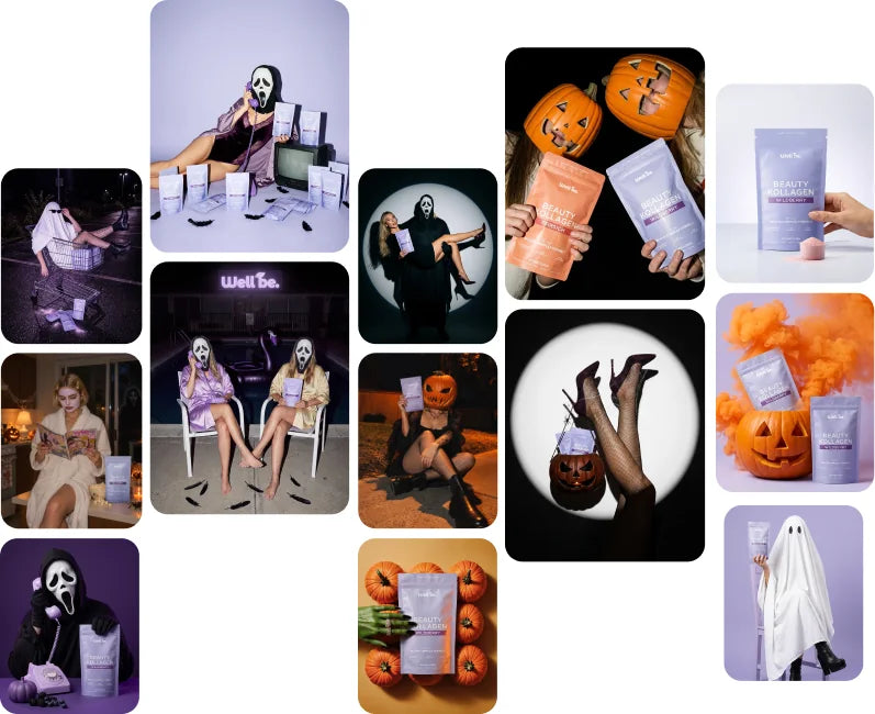 Halloween fotografisanje sa wellbe proizvodima